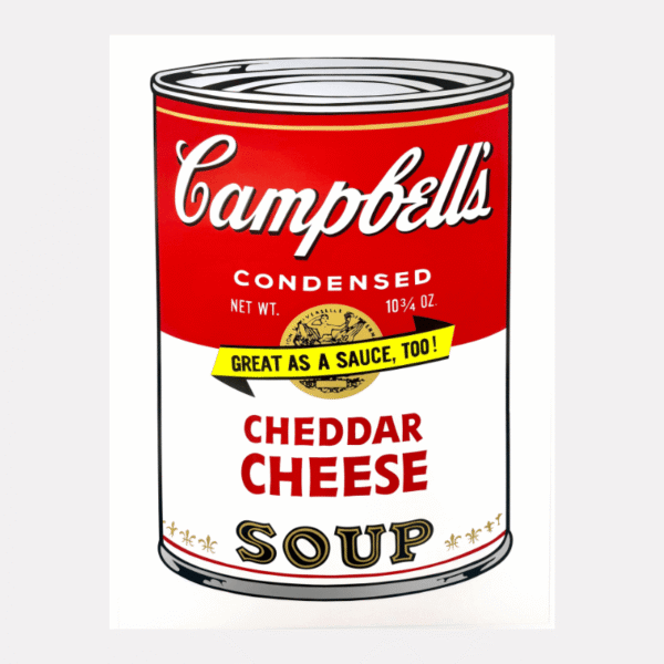 CAMPBELL SOUP CAN - Cheddar Cheese