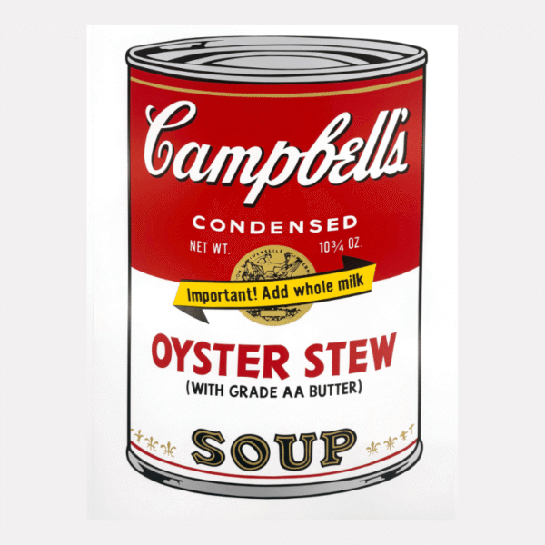 CAMPBELL SOUP CAN - Oyster stew