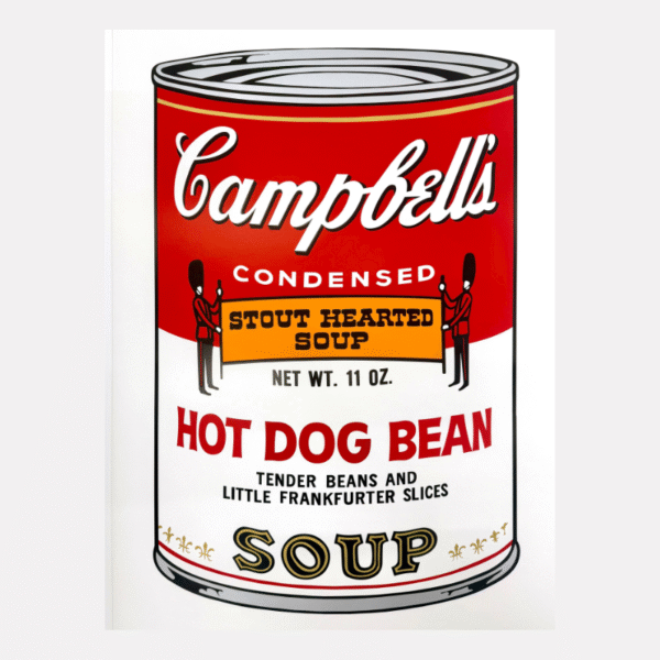 CAMPBELL SOUP CAN - Hot dog bean