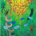 Sophia Chizuco in the water scaled